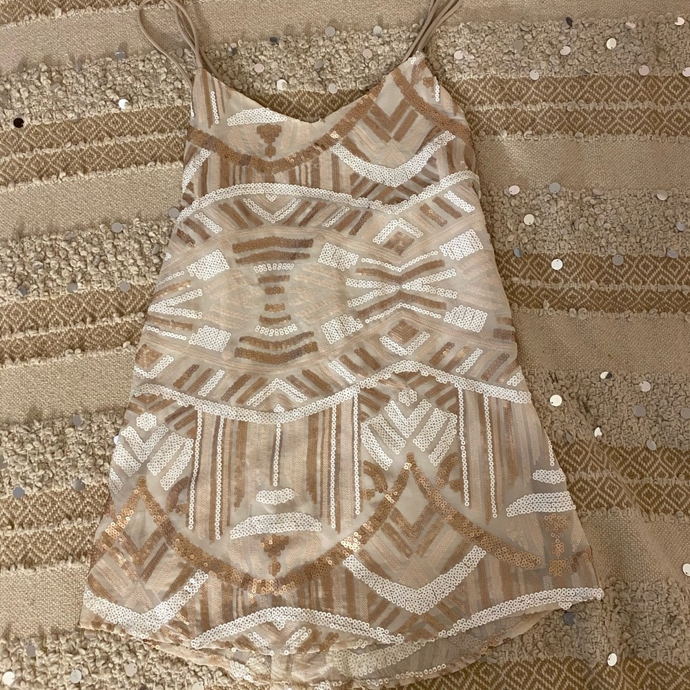 Show Me Your MuMu Sequin Shift Mini Dress